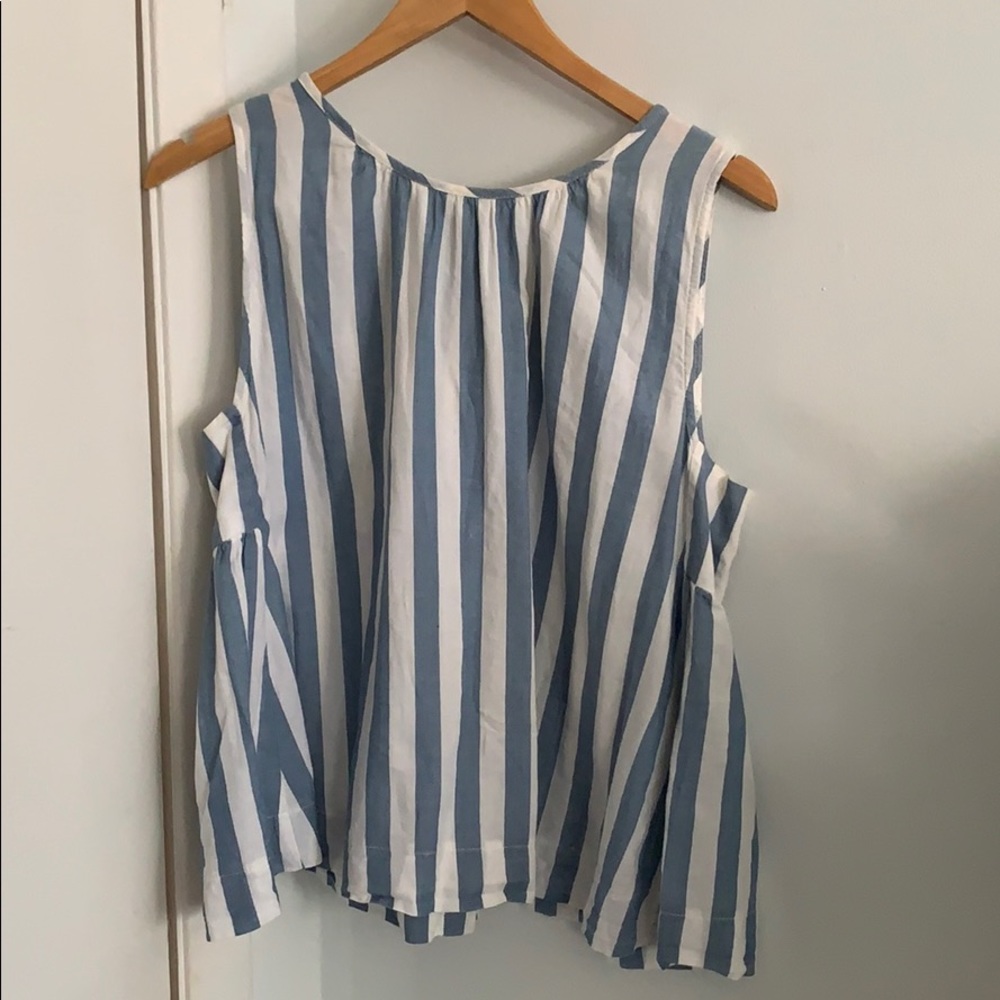 Madewell striped tank shirt size small